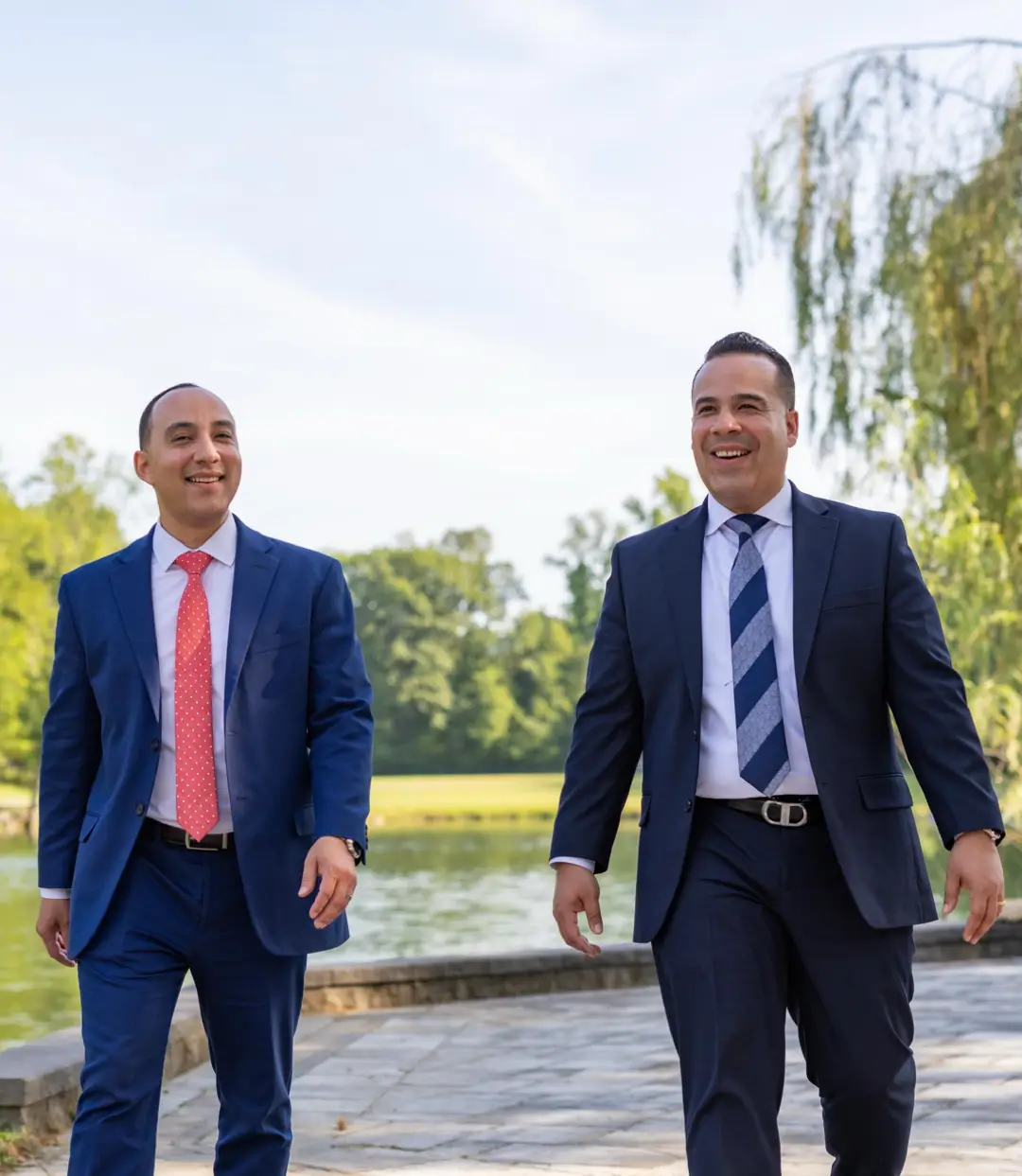 HB Capital founders walking together outdoors